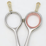 【美品】光シザー T-37 セニング 5.7インチ メガネハンドル 38目U溝 約25% ヒカリ