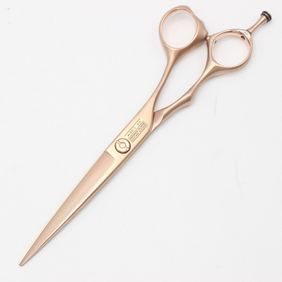 【美品】ミズタニシザーズ ACRO-S +Stephen Moody Model Satin Pink カットシザー 6インチ ハマグリ刃 ...