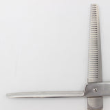 【美品】光シザー T-37 セニング 6インチ メガネハンドル 38目U溝 約25% ヒカリ