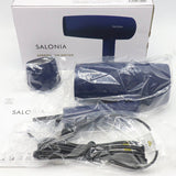 【新品】サロニア スピーディーイオンドライヤー SL-013NV ネイビー ヘアドライヤー マイナスイオン コンパクト 本体