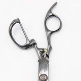 【美品】はさみのルミエール HyPER V 81GA63 ブラックコーティング加工 カットシザー 6.3インチ 柳刃 フレックスハンドル