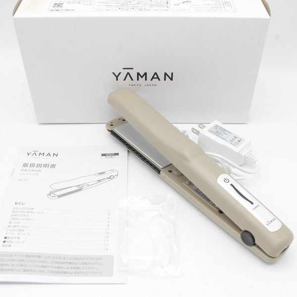 【美品】ヤーマン シャインプロ HC-21G グレージュ 超音波トリートメント ヘアケア YA-MAN 本体