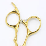 【美品】はさみのルミエール HyPer V L5C25 ゴールドコーティング セニング 6インチ 3Dハンドル 25目L 約30％ シザー レフティ 左利き