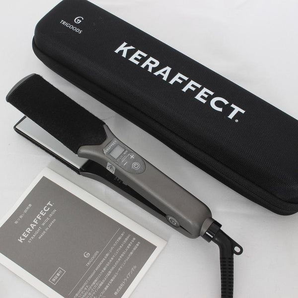 KERAFFECT STRAIGHT WIDEIRON ケラフェクト ストレート ワイド ヘアアイロン 本体