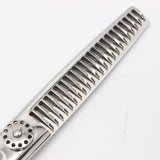 【美品/研磨済】菊星シザー SPEED MAX is T-35 セニング 6インチ 3Dハンドル 23目2段溝 約25％〜30％ スピードマックス