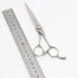 【美品】ナルトシザー RKギルビーZ唐草 6.3インチ 片剣刃 ヘネシーオフセットハンドル ロイヤルキングダム カットシザー