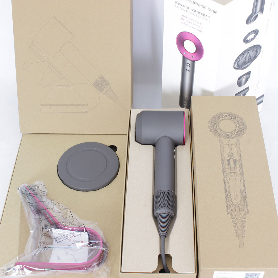 新品】ダイソン スーパーソニック HD08 ULF IIF N 専用スタンド付き アイアン/フューシャ ヘアドライヤー Dyson Sup –  中古シザー通販のリファン