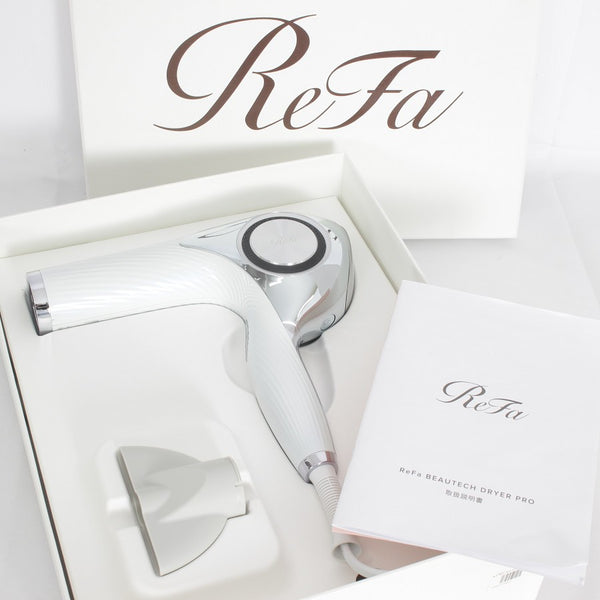 正規品】MTG ReFa BEAUTECH DRYER PRO RE-AJ02A ホワイト リファ ビューティック ドライヤープロ 本体 –  中古シザー通販のリファン