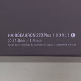 【新品】ヘアビューロン 27D Plus カール L-type 34.0mm HBRCL27D-L-JP バイオプログラミング ヘアアイロン リュミエリーナ 本体