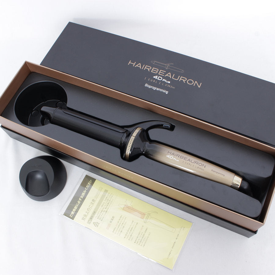 美品】ヘアビューロン 4D Plus カール L-type 34.0mm HBRCL4D-GL-JP 
