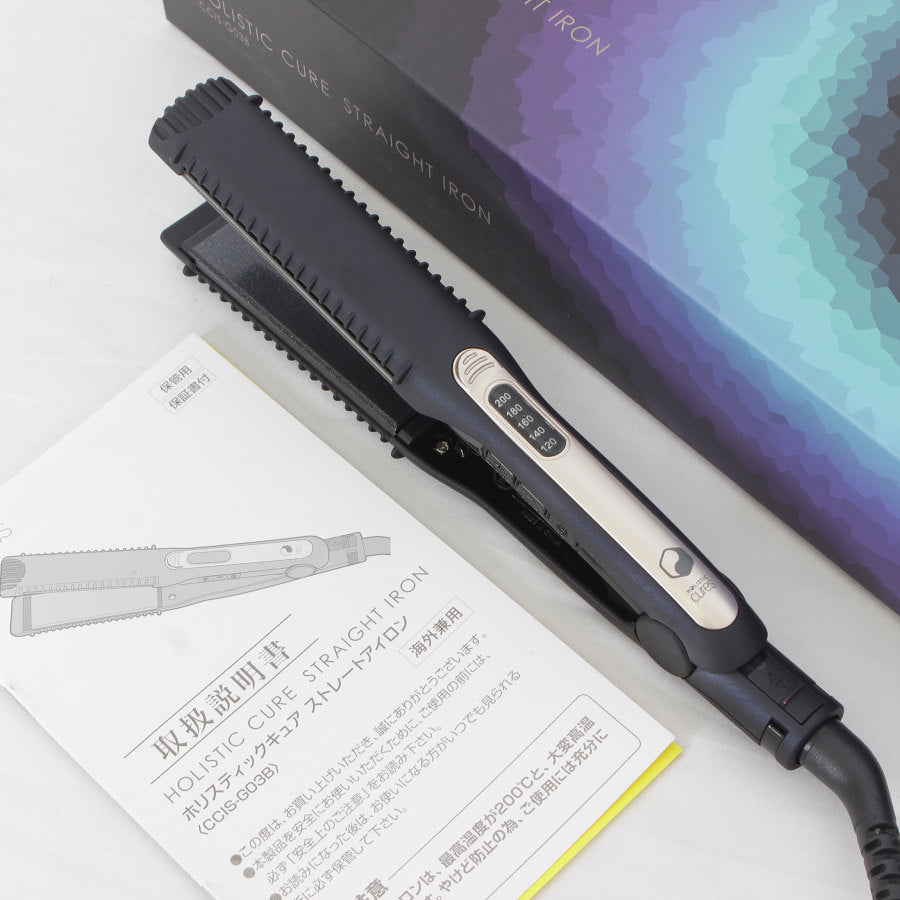 新品未開封　ホリスティックキュアストレートアイロン　CCIS-G03 楽天市場】ホリスティックキュア ストレートアイロン ccis−g03b