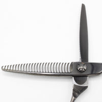 【美品】Scissors Navigator S2 セニング ブラックコーティング 5.8インチ 3Dハンドル 25目2段  約20%～25％ シザーズナビゲーター