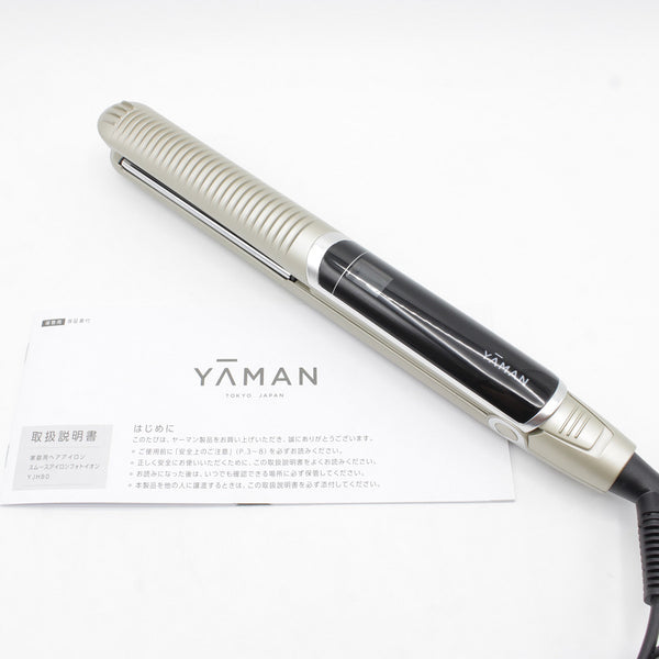 【美品】ヤーマン スムースアイロン フォトイオン YJHB0N ヘアケアストレートアイロン 本体